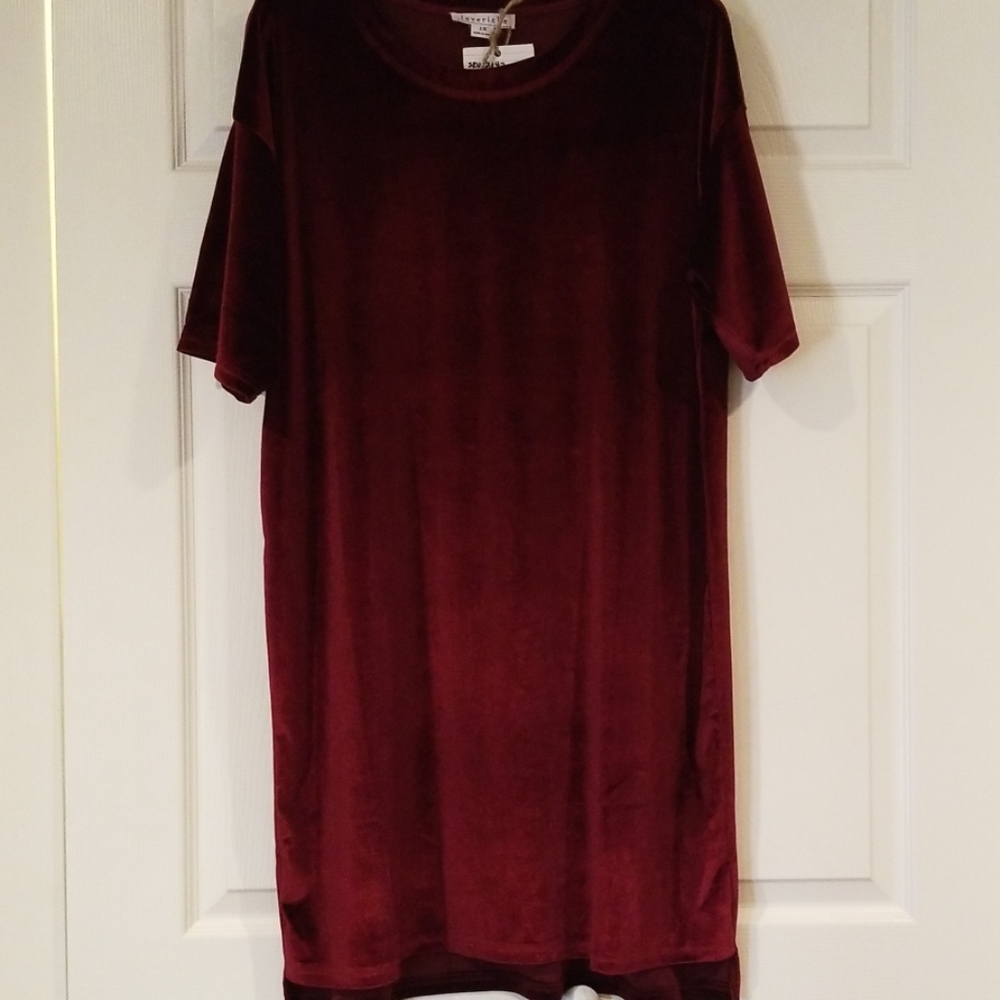 Velvet Maroon Dress